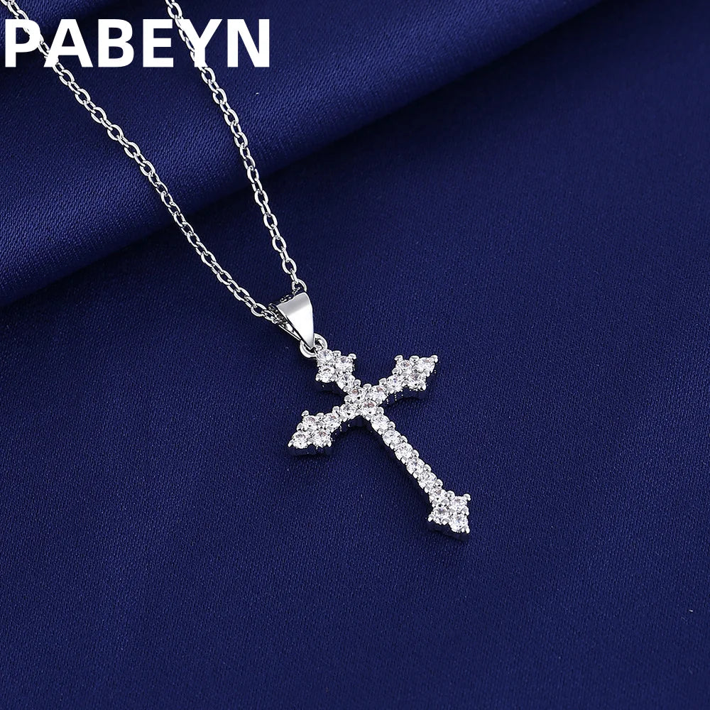 Silver Cross Necklace