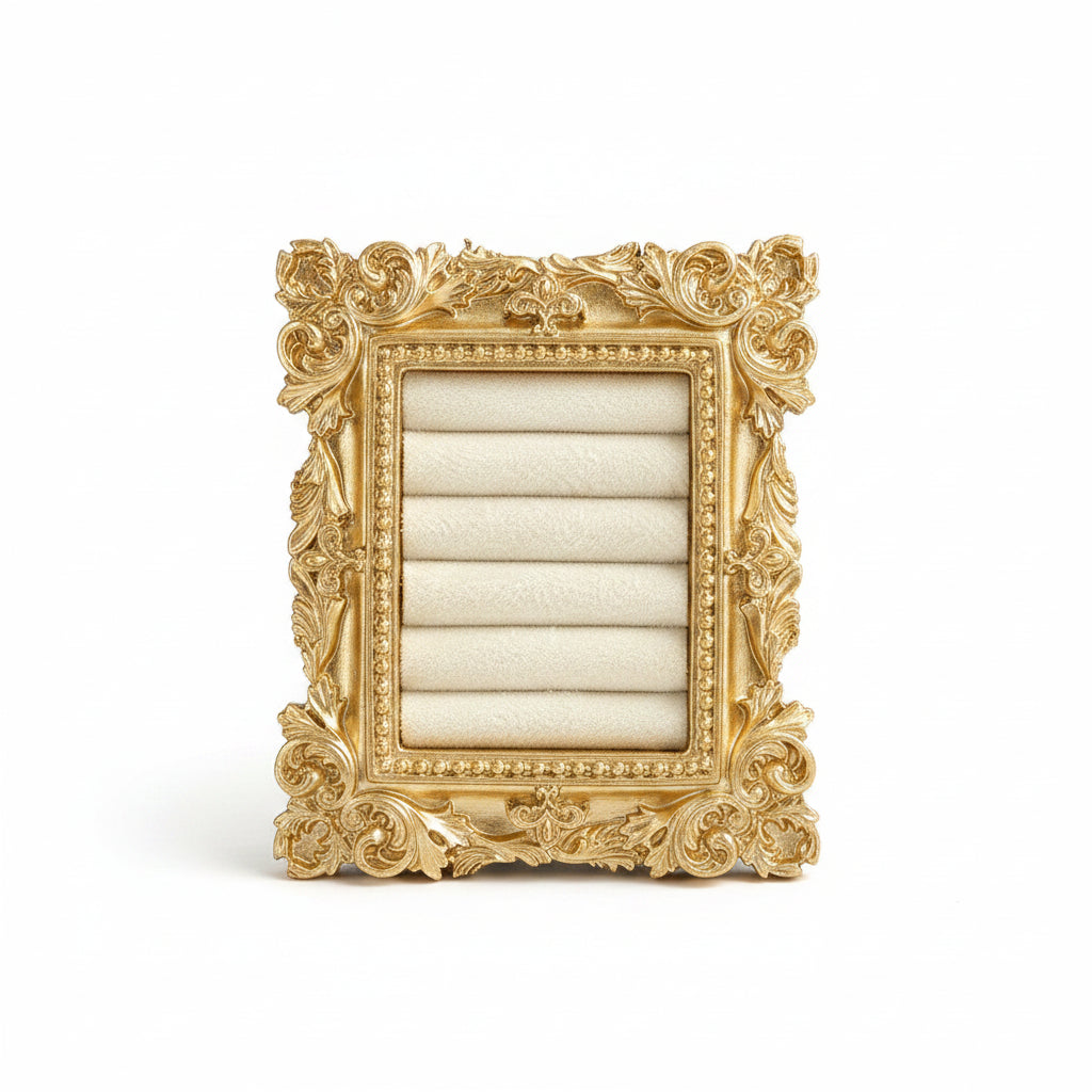Vintage Gold Ring Display