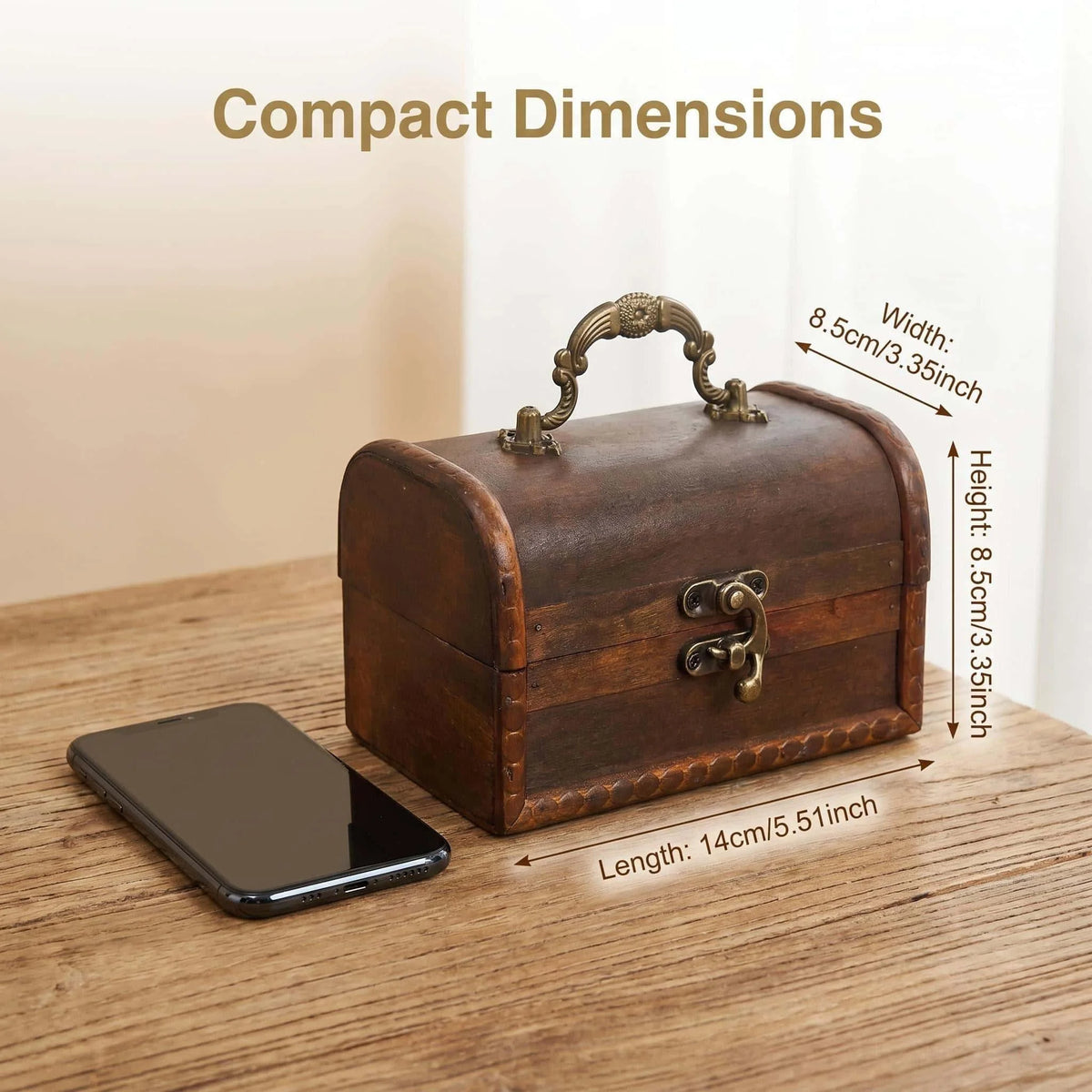 Vintage Wooden Storage Box