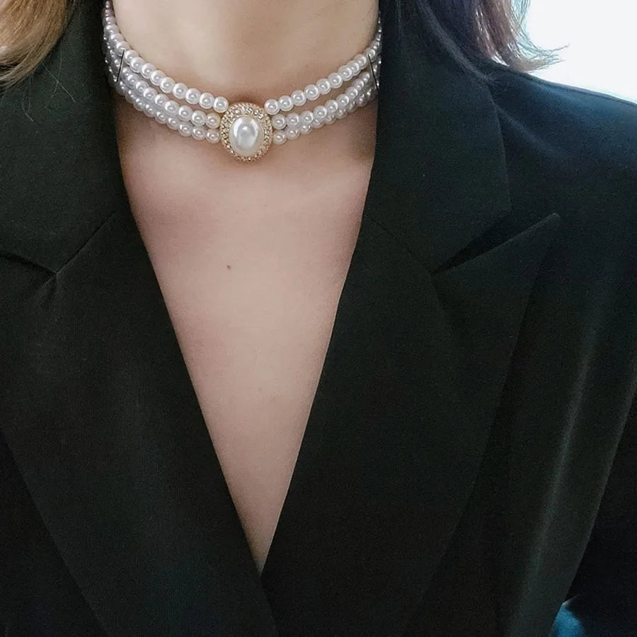 Pearl Necklace Set