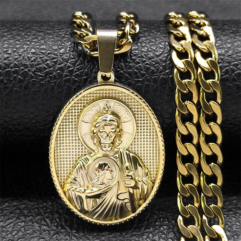 Stainless Steel Cross Jesus