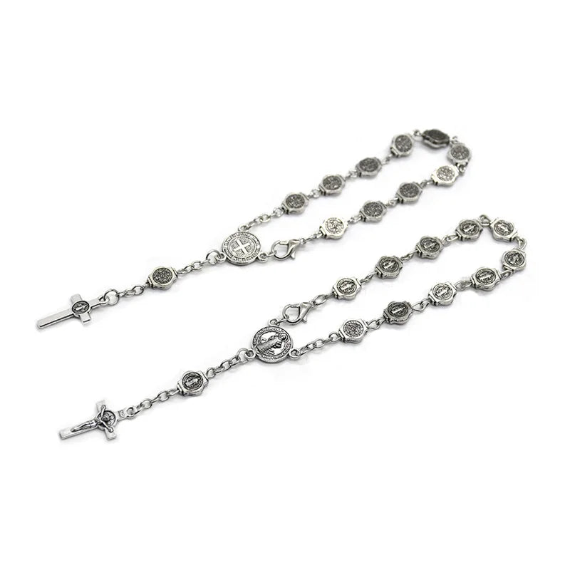 Metal Saint Bracelets Cross