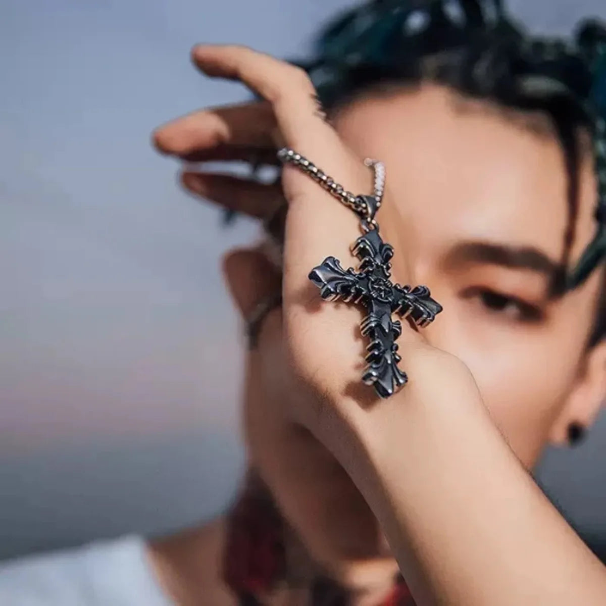 Stainless Steel Cross Necklace