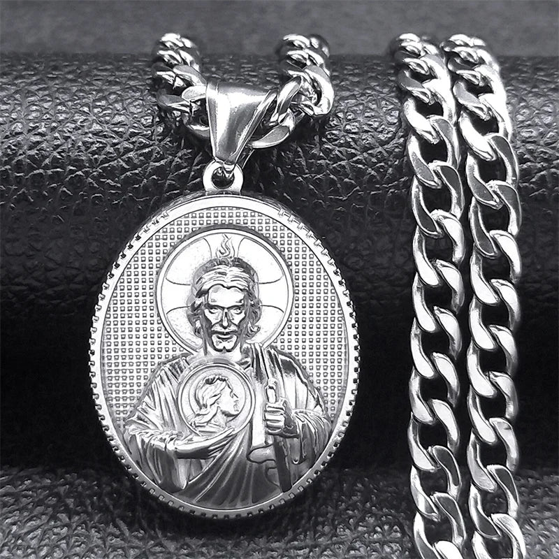 Stainless Steel Cross Jesus